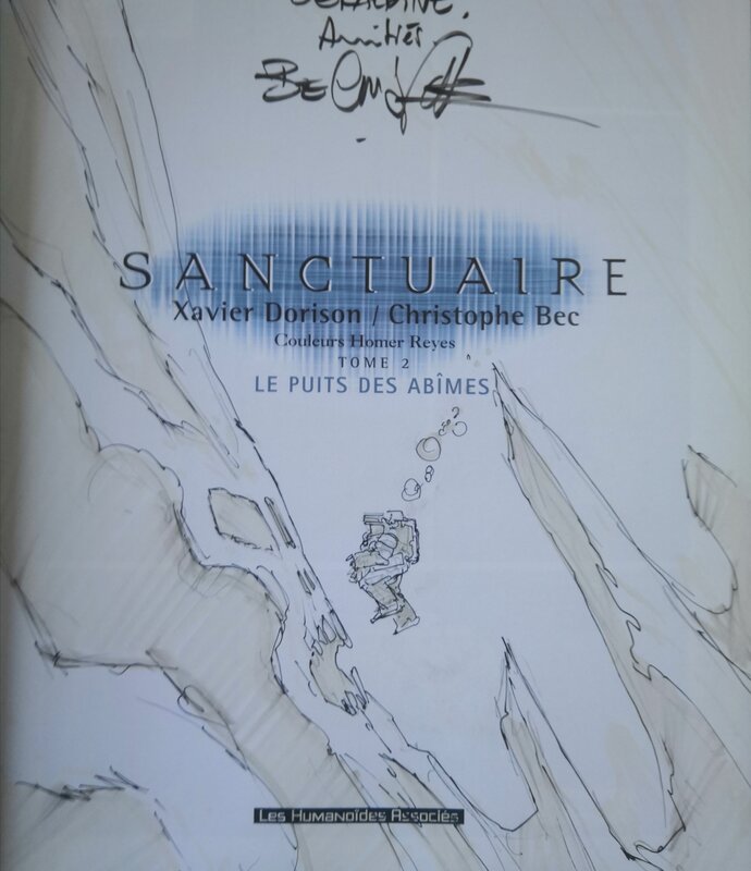 Sanctuaire by Christophe Bec - Sketch