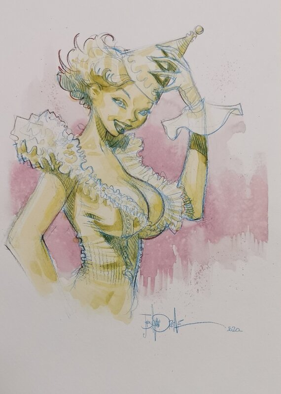 Jean-Baptiste Andréae, Circus Girls - Original publié - Original Illustration