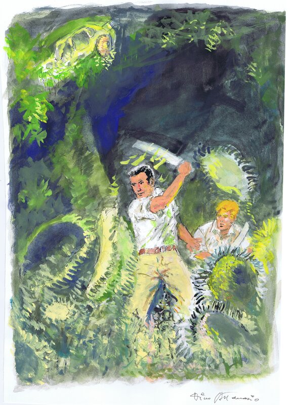 Dino Attanasio, Bob Morane - De groene terreur - Comic Strip
