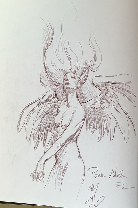 Le codex angélique by Mikaël Bourgouin - Sketch