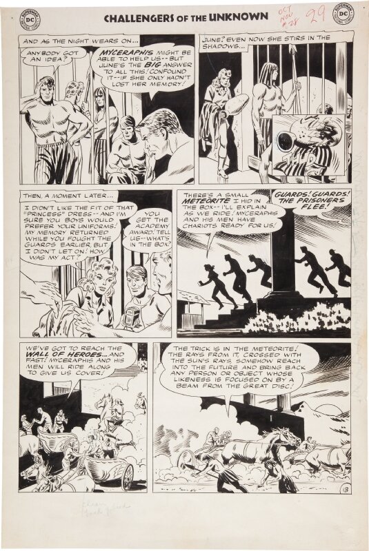 Bob Brown, Challengers of The Unknown 28 Page 13 - Planche originale