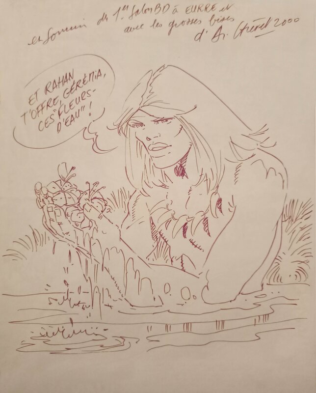 Chéret dédicace - Sketch