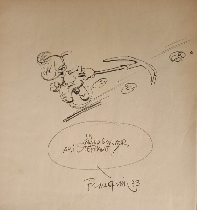 Dédicace Franquin - Sketch
