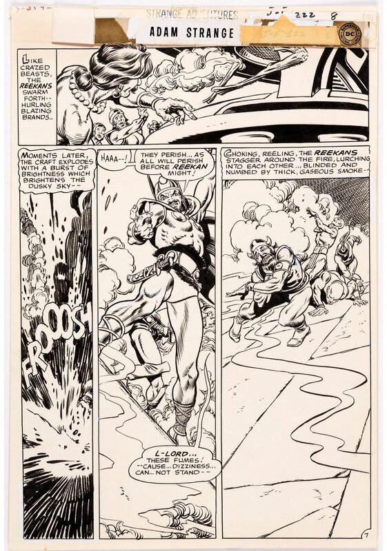 Gil Kane, Murphy Anderson, Strange Adventures 222 Page 7 - Planche originale