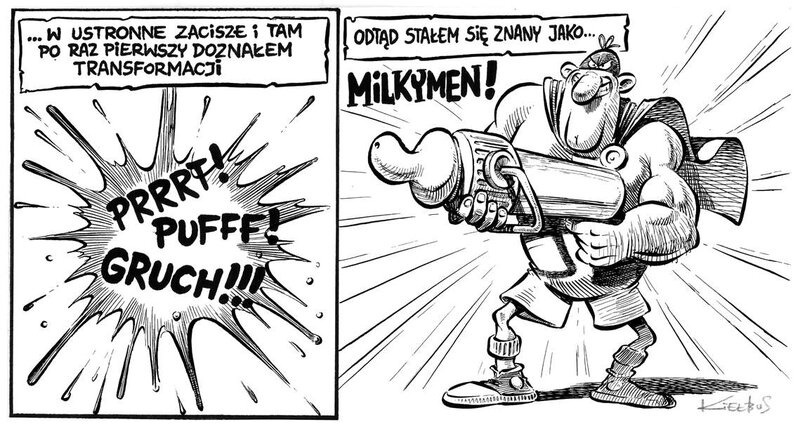 Milkymen par Slawomir Kiełbus - Planche originale