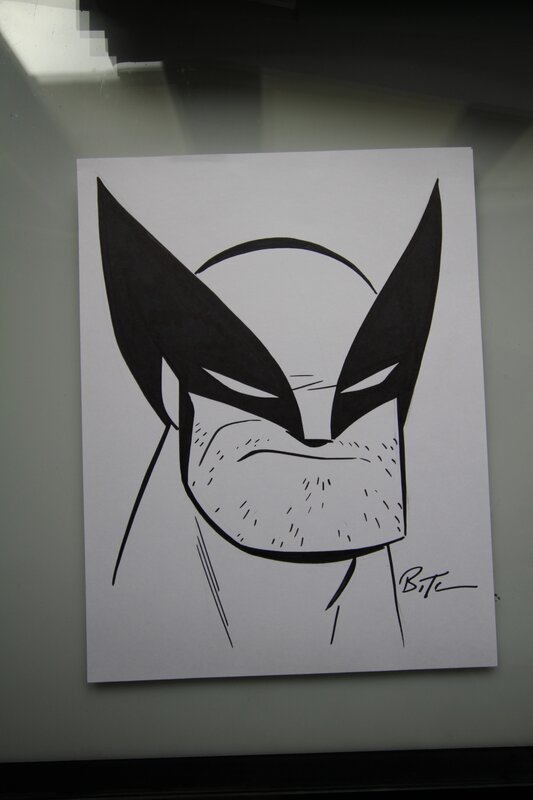 Dessin Original Wolverine par Bruce Timm - Illustration originale
