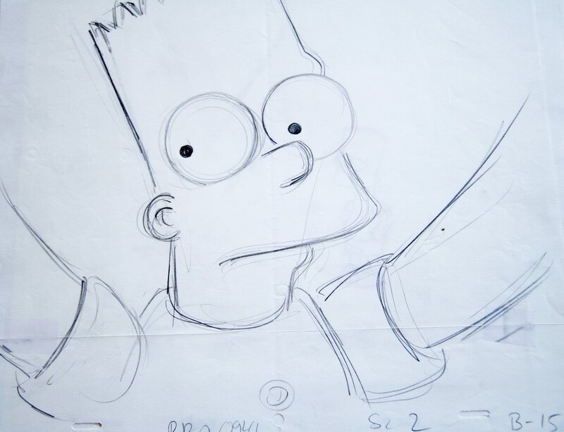 Bart Simpson par Matt Groening - Œuvre originale