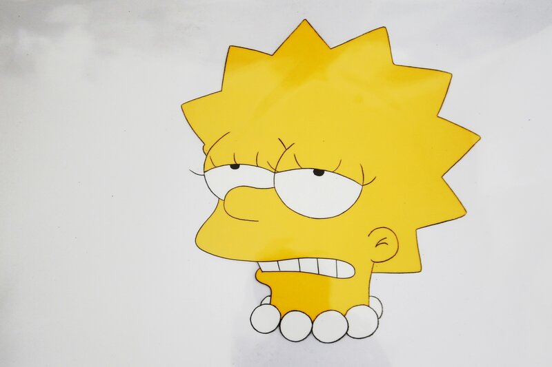 Lisa Simpsons by Matt Groening - Original art