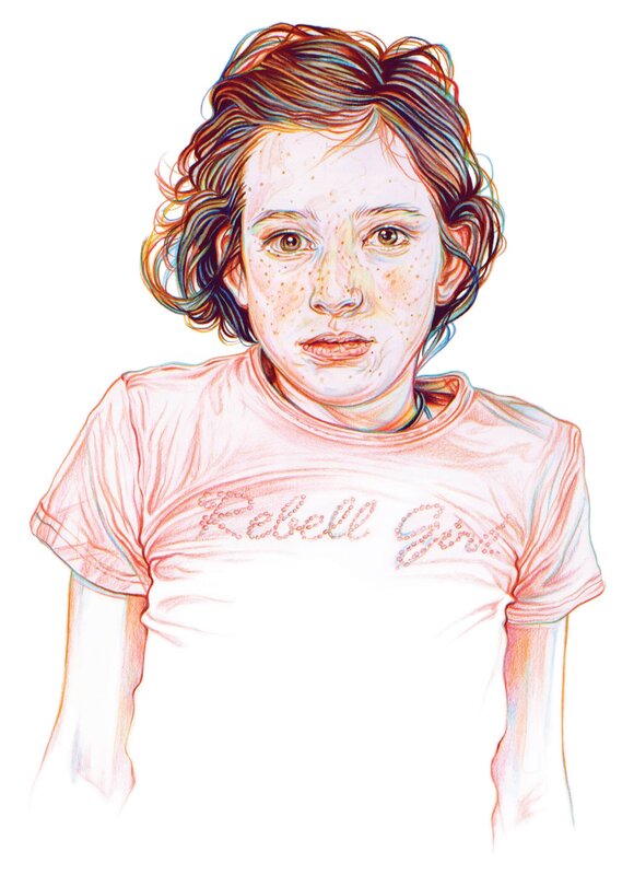 For sale - Rebell Girl by Aline Zalko - Illustration