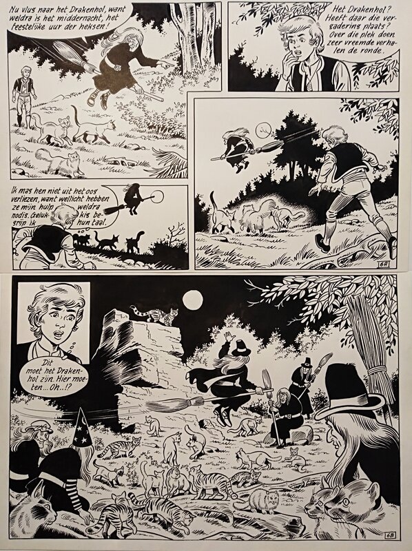 Dag en Heidi par Jeff Broeckx - Planche originale