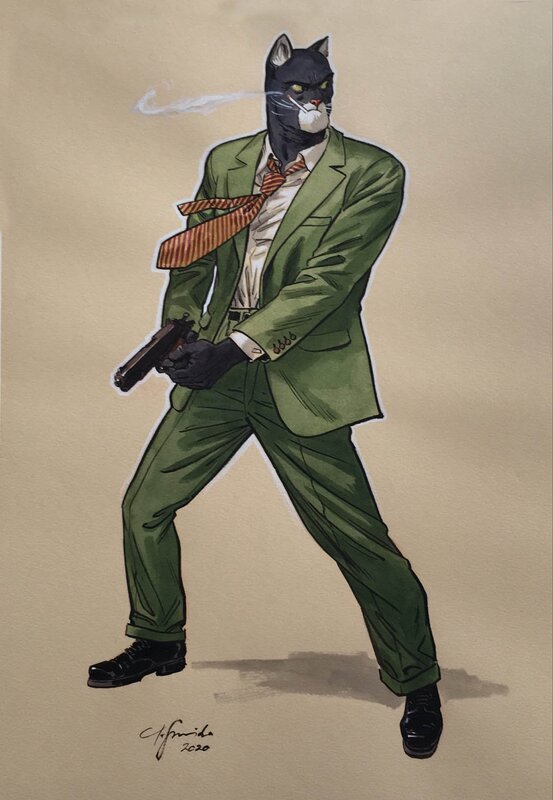 Blacksad par Juanjo Guarnido - Illustration originale