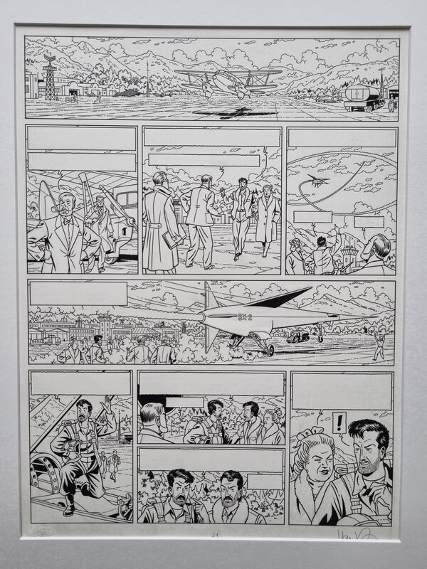 Peter Van Dongen, Edgar Pierre Jacobs, Teun Berserik, Blake et Mortimer - Le dernier espadon - planche 61 - Comic Strip