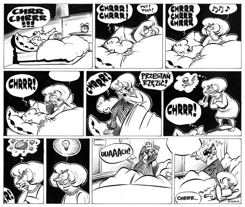 Slawomir Kiełbus, Le sommeil profond des Milkymen :-) - Comic Strip