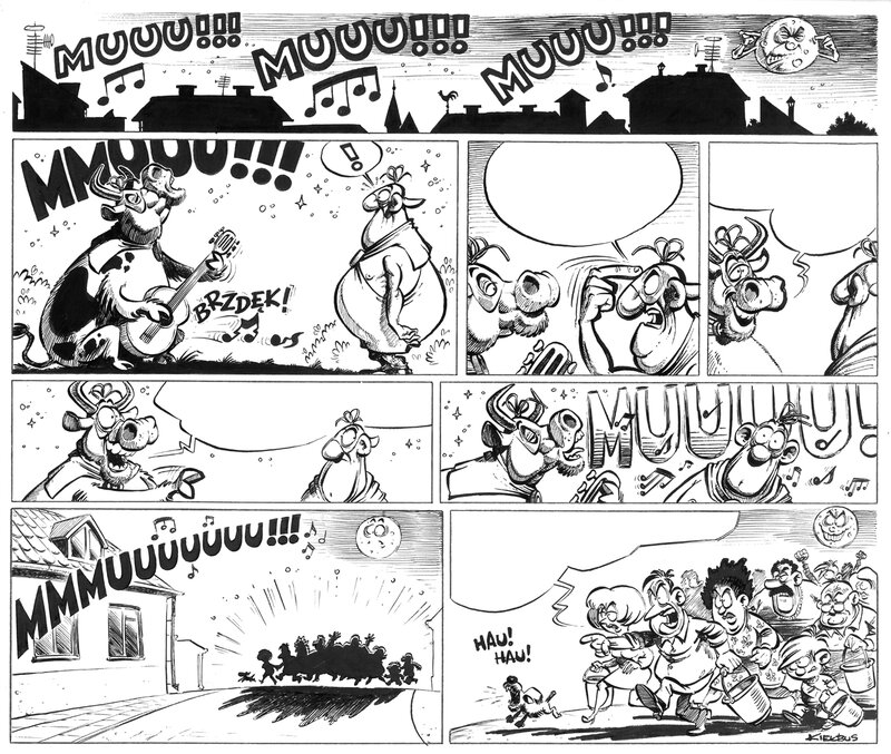 Slawomir Kiełbus, Milkymen et Mućka - Être ou ne pas être (un artiste)...?  :-) - Comic Strip