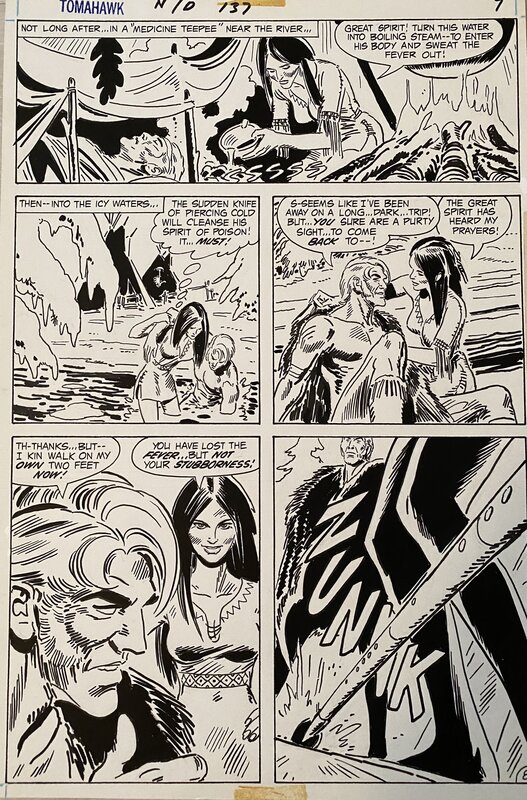 Tomahawk 137 Page 8 by Frank Thorne - Comic Strip