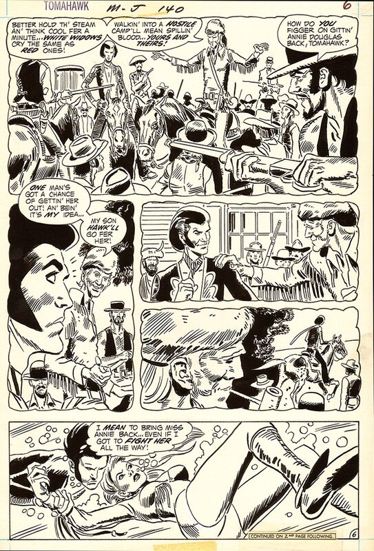 Tomahawk 140 Page 6 by Frank Thorne - Comic Strip