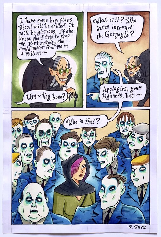 Violenzia Returns page 21 par Richard Sala - Comic Strip