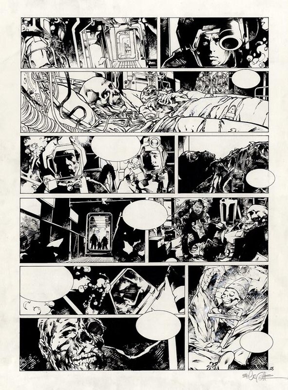 Christophe Bec, Xavier Dorison, Sanctuaire - T1 - USS Nebraska - Planche originale