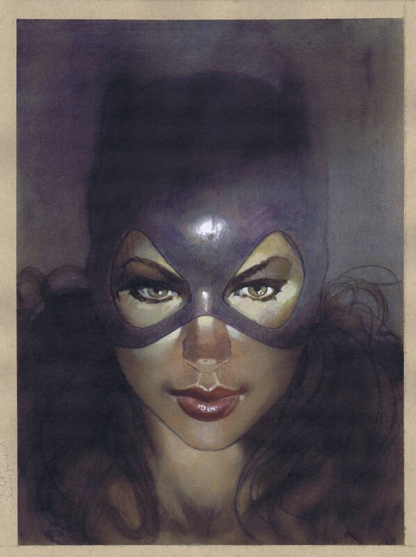 Catwoman par Cucchi - Illustration originale