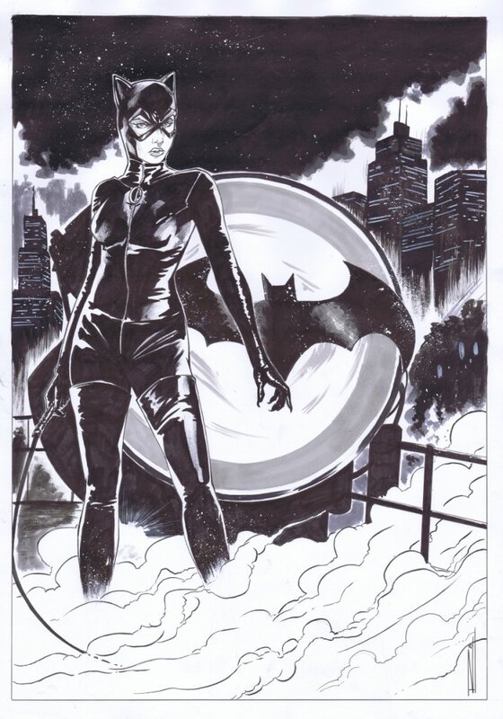 Catwoman par Lara - Original Illustration