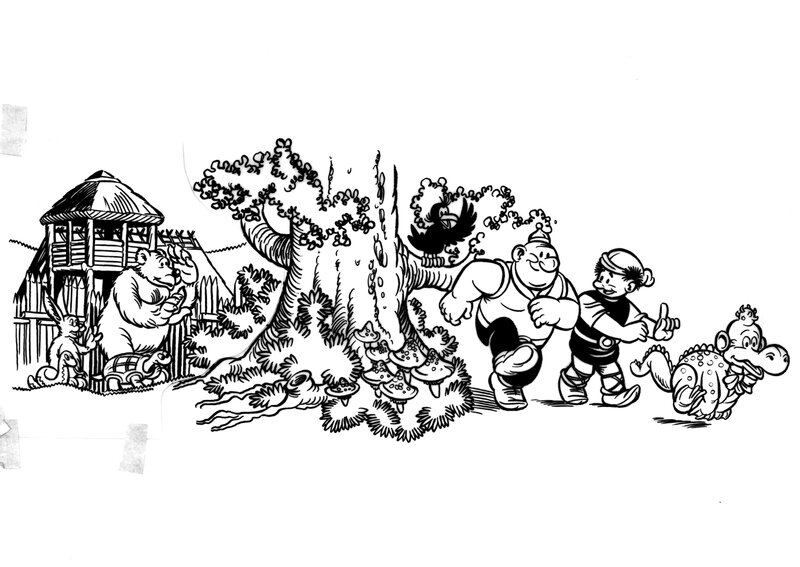 Wojtek Olszówka, Janusz Christa, Kayko et Kokosh et Miluś - Illustration originale