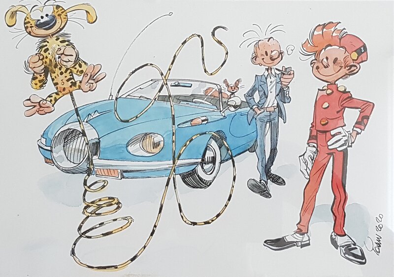 Spirou et Fantasio by Yoann - Original Illustration