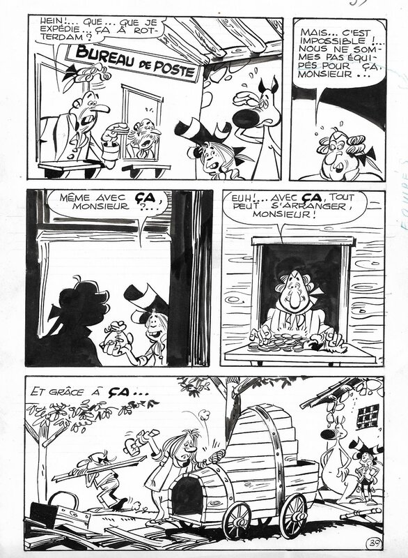 Leone Cimpellin, Tom Patapom - Ils sont bizarres ces Australiens, planche 39 - Parution dans Brik n°159 (Aventures et Voyages) - Comic Strip