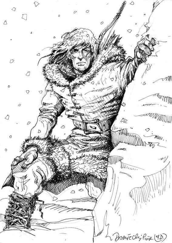 Hommage à Thorgal by Piotr Drzewiecki, Grzegorz Rosinski - Original Illustration