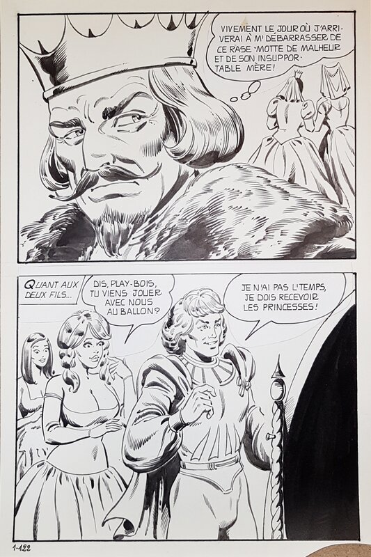 Maghella #1 P122 par Dino Leonetti - Planche originale