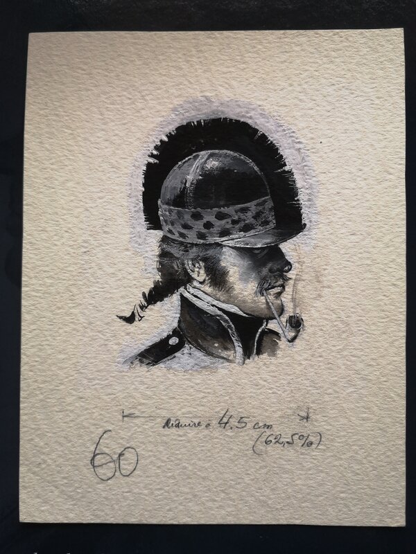 René Follet, Illustration - Petite histoire des guerres de Vendée (1983) - Illustration originale