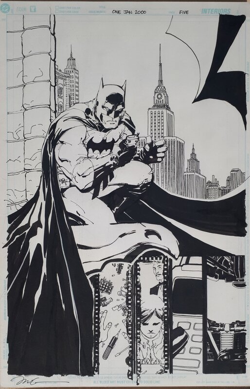 Jim Lee, Batman Black and White pg. - Comic Strip