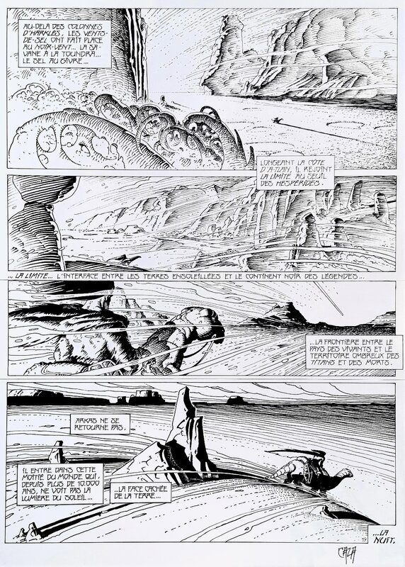 Caza, Le Monde d’Arkadi 2 - planche 19 - Planche originale