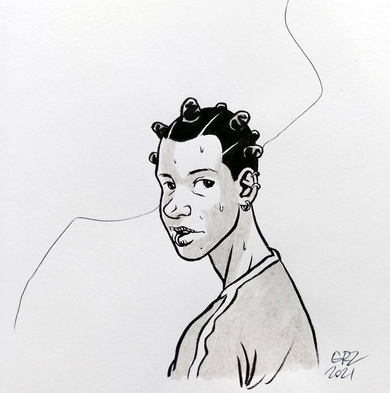 Grossi Roberto, Cassadritta - Sketch - Dédicace