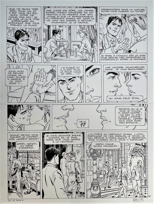 For sale - Jean-Charles Kraehn, Planche Originale Gil St André - Comic Strip