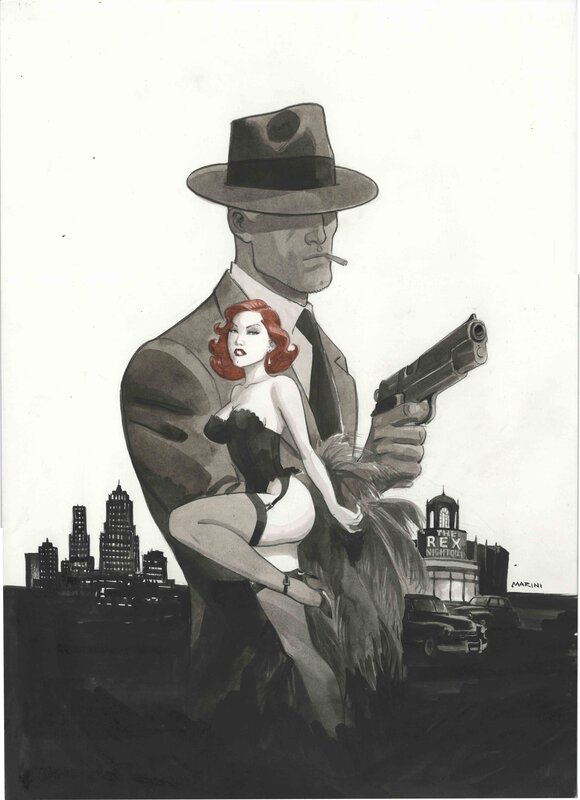 Noir Burlesque 01 by Enrico Marini - Original Cover