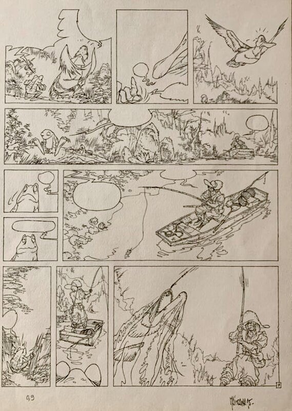 Bruno Maïorana, Garulfo De mares en châteaux. - Comic Strip
