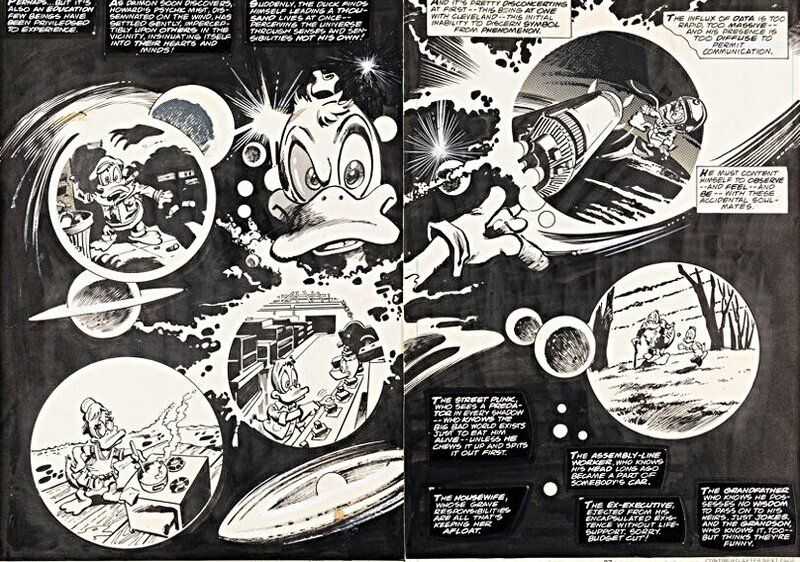 Howard the Duck #14 par Gene Colan - Planche originale