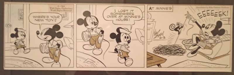 Floyd Gottfredson Mickey Mouse strip - Comic Strip