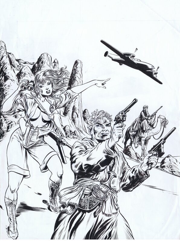 Minck Oosterveer, Jack Pott cover 2 El Karamein - Comic Strip