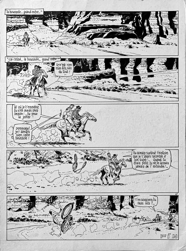 Franz, Thomas Noland, Tome 4, Les naufragés de la jungle, planche n°47, 1988. - Comic Strip