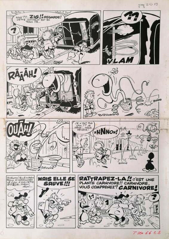 Greg, Zig & Puce contre le Légume Boulimique - Comic Strip