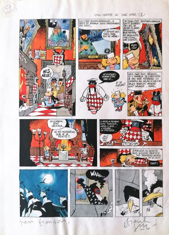 Frank Le Gall, Yann, Yoyo Contre la Lune Noire - Mise en couleur - Mise en couleur