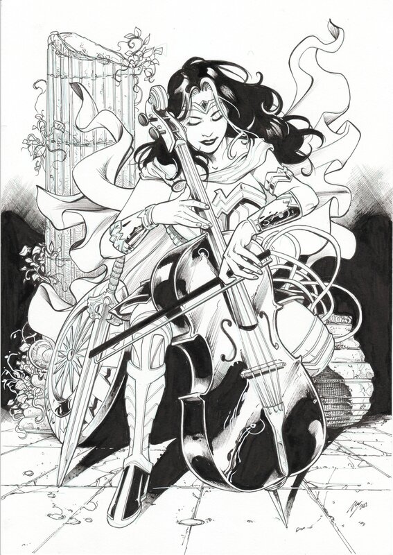 My Wonder Woman par Vicente Cifuentes - Dédicace