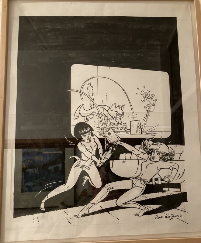 Henk Kuijpers, Schutblad tanden van de draak - Comic Strip