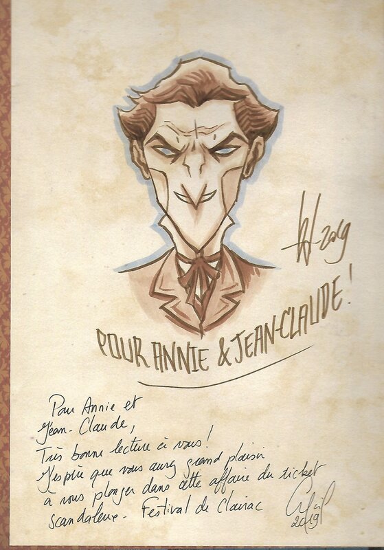 Benoît Dahan, Cyril Lieron, Dans la tête de Sherlock HOLMES - Sketch