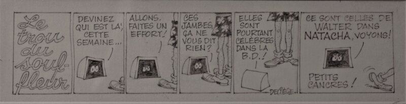 Trou DU SOUFFLEUR by Paul Deliège - Comic Strip