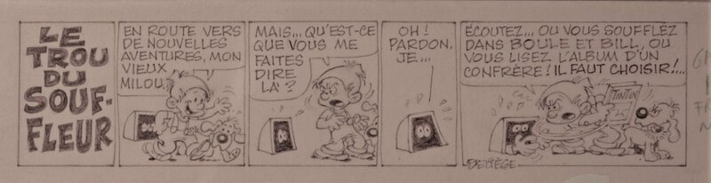 Trou du souffleur by Paul Deliège - Comic Strip