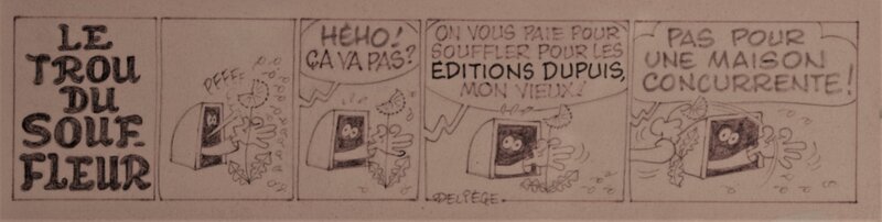 Trou DU SOUFFLEUR by Paul Deliège - Comic Strip
