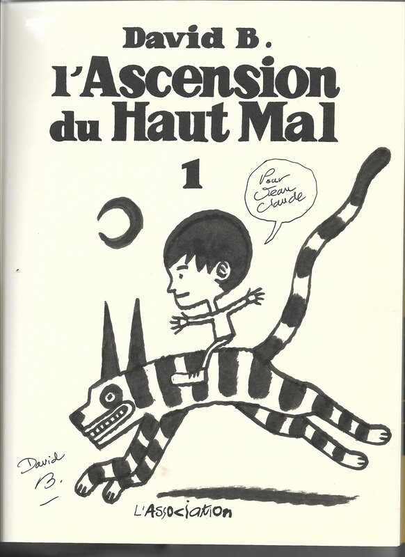 David B., L'ascension du Haut Mal - Dédicace