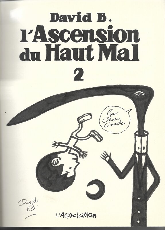 David B., L'ascension du Haut Mal - Sketch